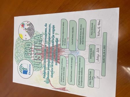 ŽUPAN PODPISAL EKOLISTINO